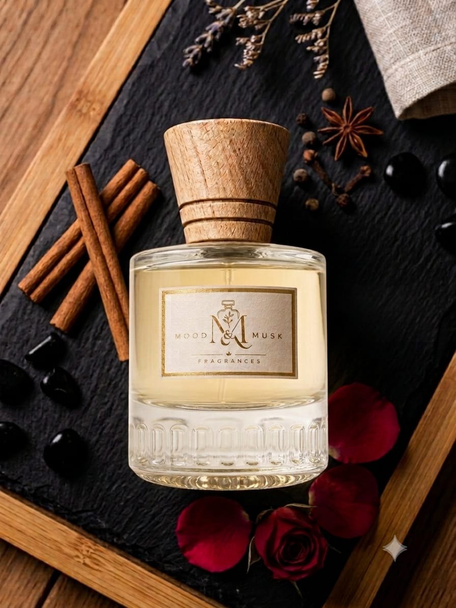 M&M 11 Luxury Flacon Presentation — Angle 3 — MOOD & MUSK