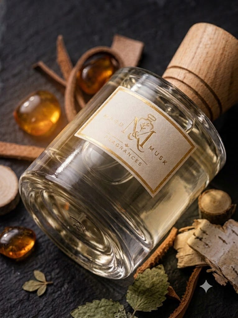 M&M 11 Luxury Flacon Presentation — Angle 4 — MOOD & MUSK